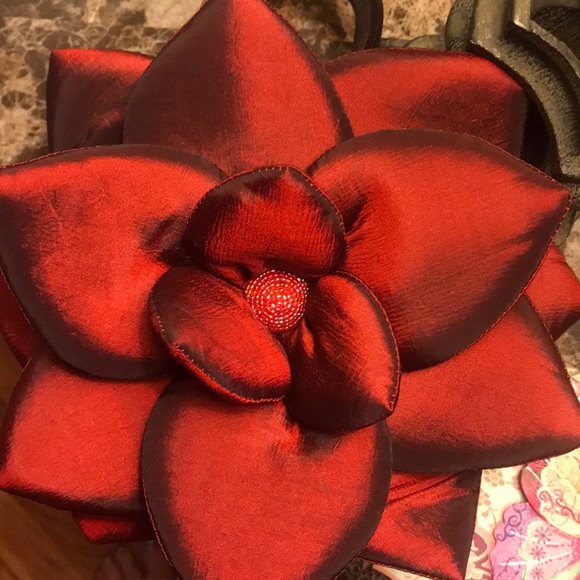 Flower power 👠 shoes matching 👛size 8 - Picture 3 of 8